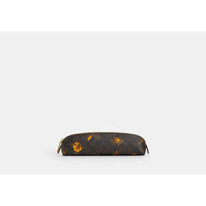 Pencil Case In Signature Canvas With Floral Print